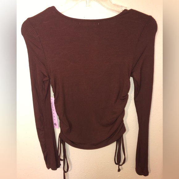 Brown String top - Picture 2 of 3